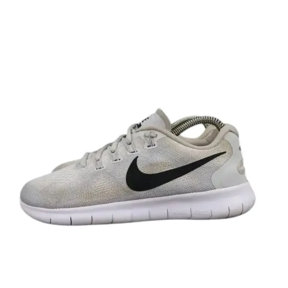 Nike Shoes Womens 8 Athletic Sneakers Free RN Trainer Running Active Casual Grey